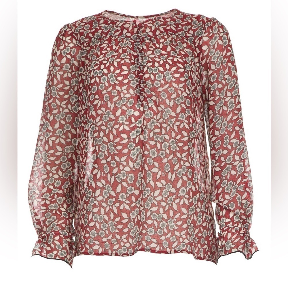 ba&sh Beatrix Top Bordeux